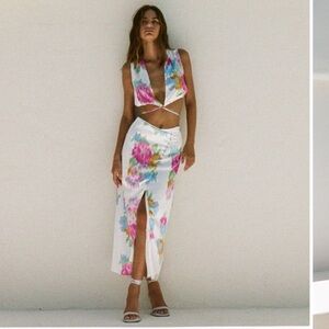 NEW saboskirt marlow two piece skirt set